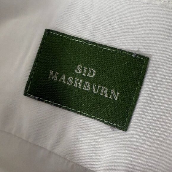 Sid Mashburn White Oxford 100% Cotton Long Sleeve Button Down Men's Shirt - Picture 2 of 11
